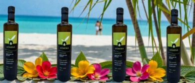 Huile d'olive Extra Vierge Naturelle (750 ml)  Lot de 4 Bouteilles